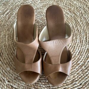 Jimmy Choo Pacane Leather Espadrilles Wedge Sandal
Size 36